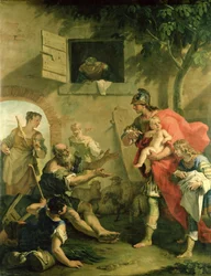 Der Säugling Kyros mit dem Hirten